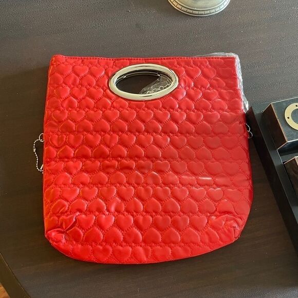 Red Crossbody Handbag Clutch - Picture 3 of 10